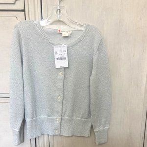 CrewCuts Silver Sparkle Sweater
